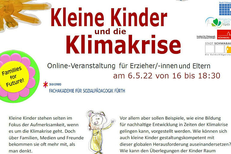 Kleine Kinder und die Klimakrise - Online Veranstaltung